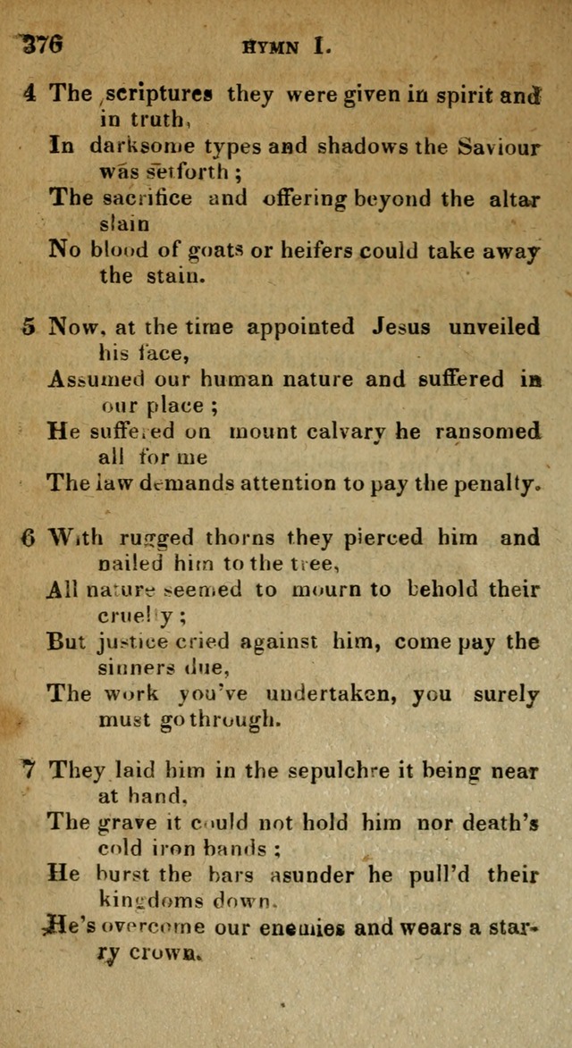 The Reformed Methodist Pocket Hymnal: Revised: collected from various authors. Designed for the worship of God in all Christian churches. page 376