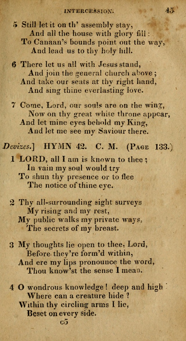 The Reformed Methodist Pocket Hymnal: Revised: collected from various authors. Designed for the worship of God in all Christian churches. page 45