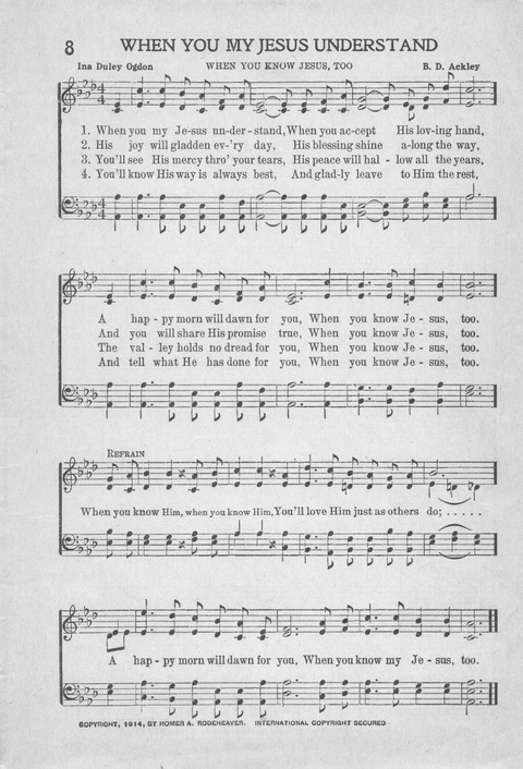 Reformed Press Hymnal: an all around hymn book which will meet the requirements of every meeting where Christians gather for praise page 7