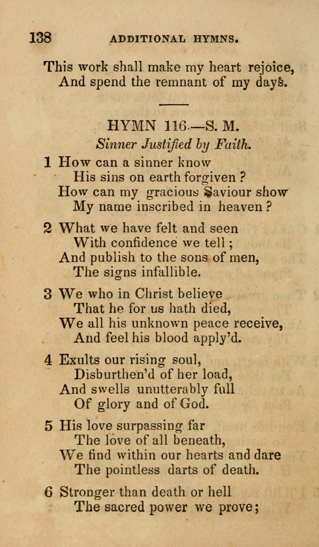 The Religious Songster: being a choice selection of hymns, adapted to the public and private devotions of Christians of all denominations: suitable to be used at missionary, temperance . . . page 142