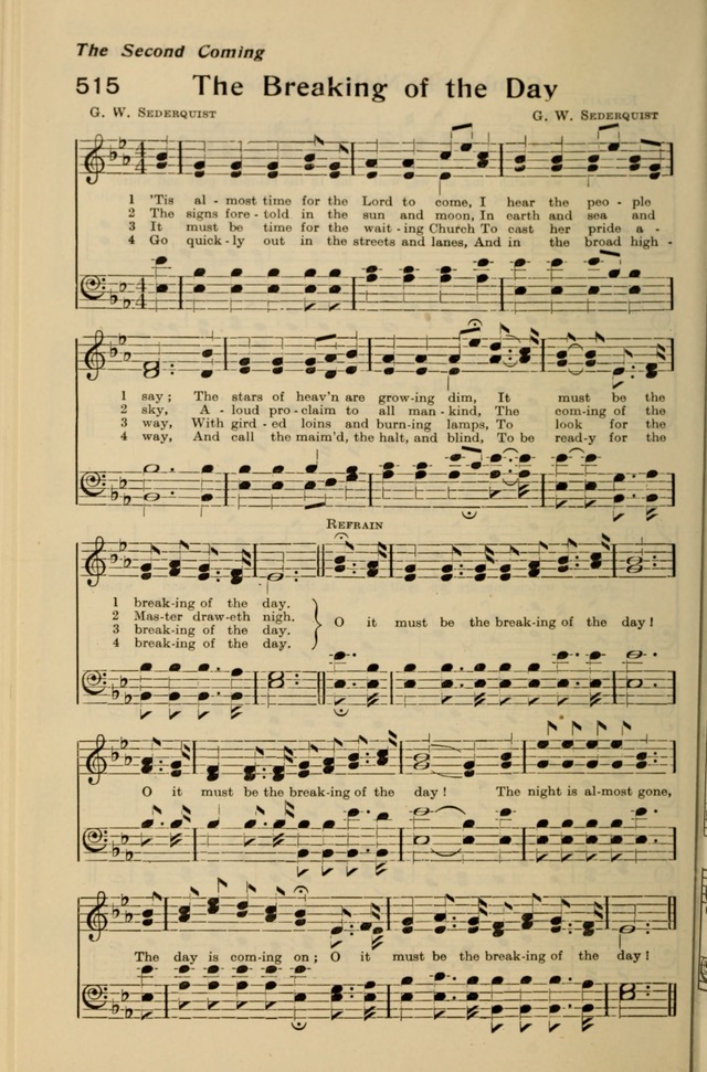 Redemption Songs: a choice collection of 1000 hymns and choruses for evangelistic meetings, solo singers, choirs and the home page 626