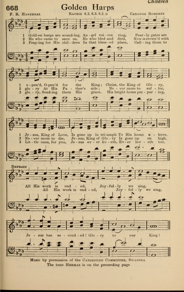 Redemption Songs: a choice collection of 1000 hymns and choruses for evangelistic meetings, solo singers, choirs and the home page 819