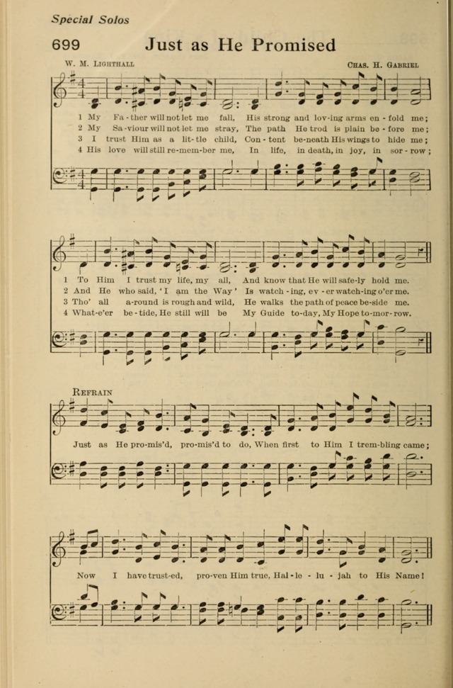 Redemption Songs: a choice collection of 1000 hymns and choruses for evangelistic meetings, solo singers, choirs and the home page 858