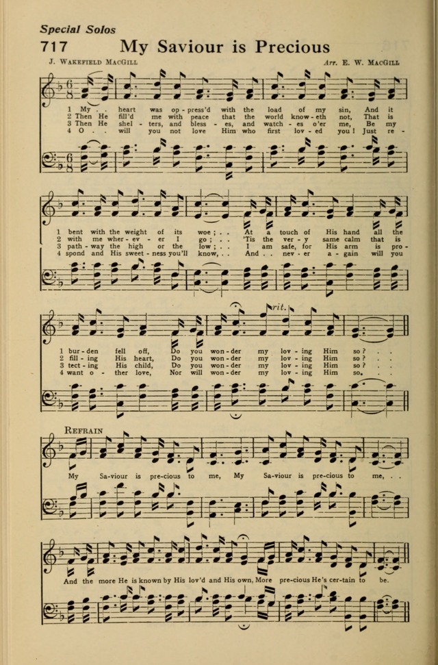 Redemption Songs: a choice collection of 1000 hymns and choruses for evangelistic meetings, solo singers, choirs and the home page 878