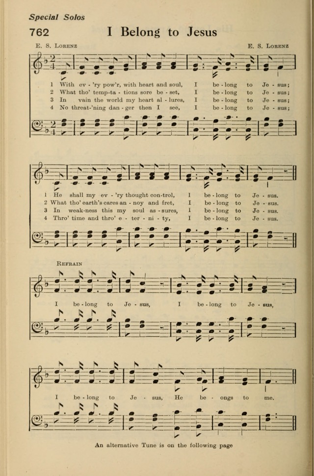 Redemption Songs: a choice collection of 1000 hymns and choruses for evangelistic meetings, solo singers, choirs and the home page 932