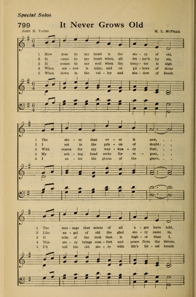Redemption Songs: a choice collection of 1000 hymns and choruses for evangelistic meetings, solo singers, choirs and the home page 974