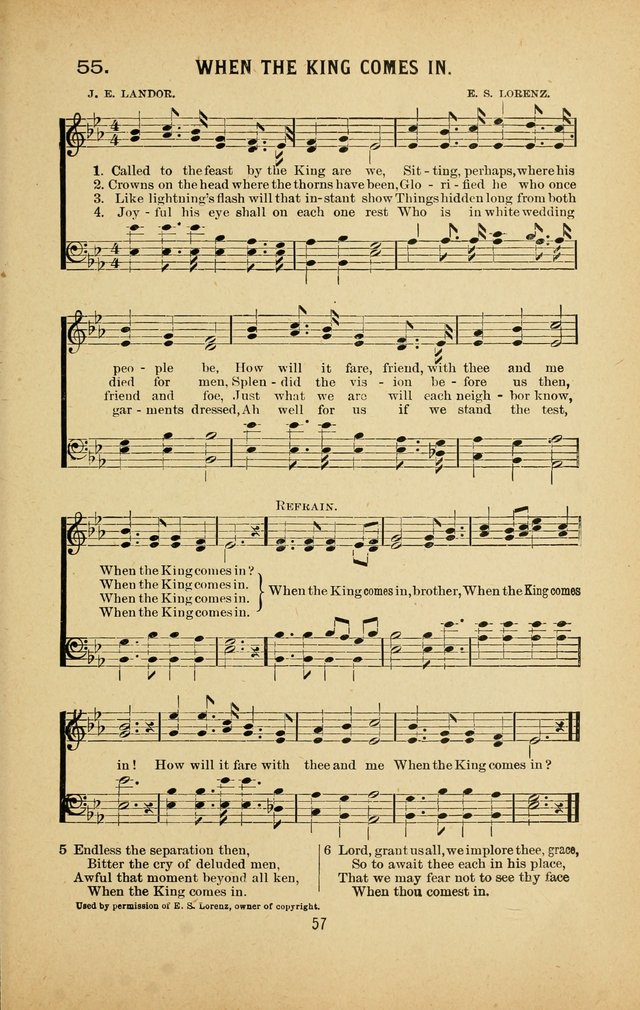 Riches of Grace: a Collection of New Songs and Standard Hymns page 57