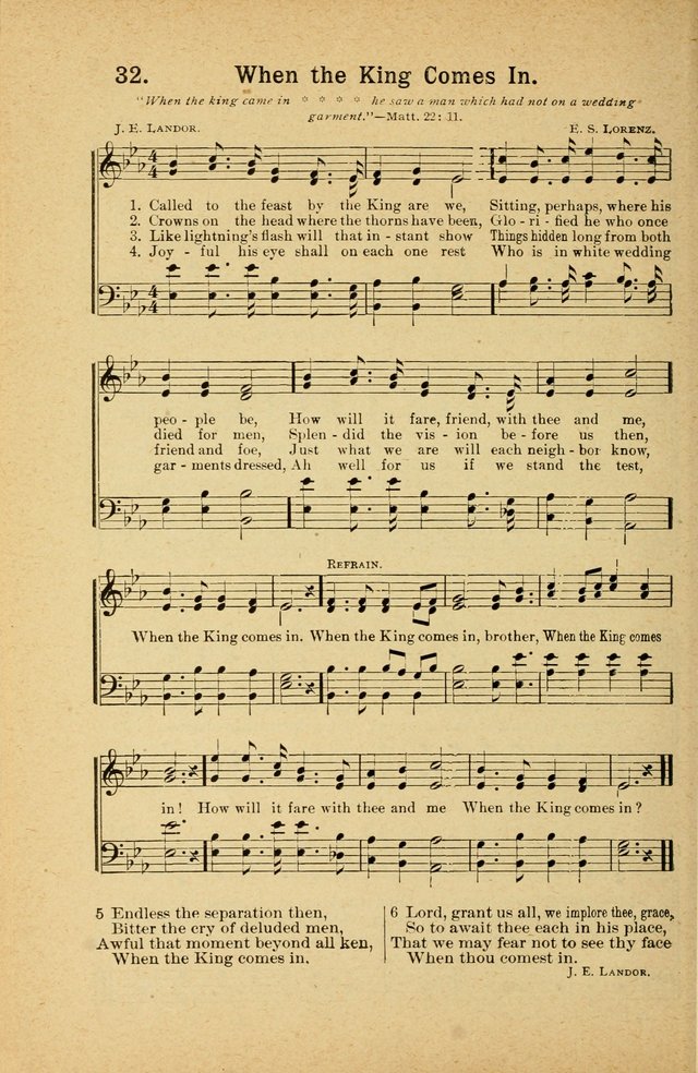 Songs for Christ and the Church: a collection of songs for the use of Christian endeavor societies, sunday-schools, and other church events page 28