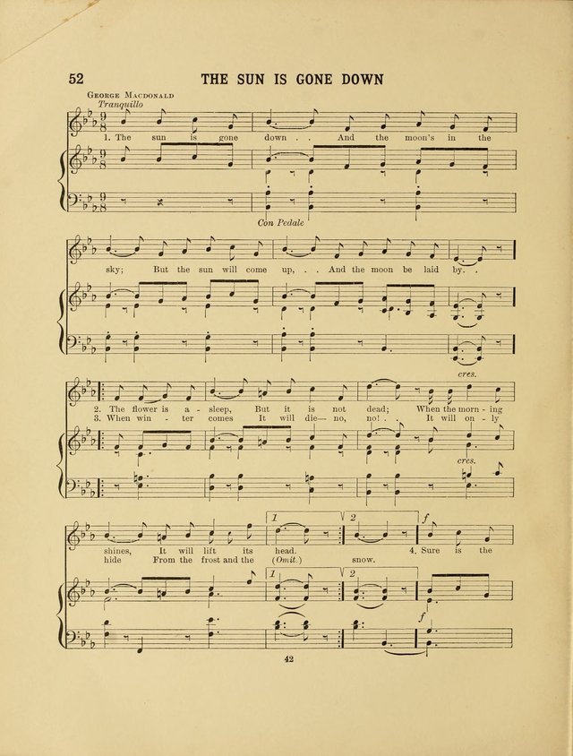 Songs for Little People: for use in Sunday-School, the kindergarten and the home page 44