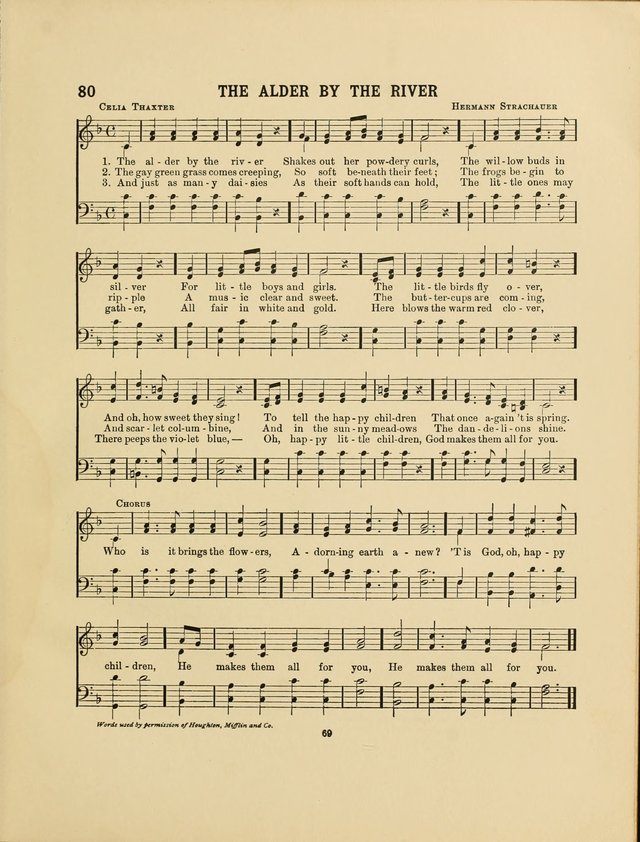Songs for Little People: for use in Sunday-School, the kindergarten and the home page 71