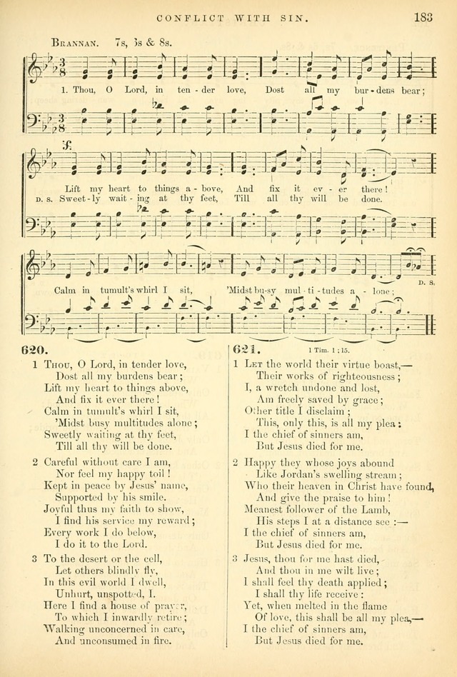 Songs for the Sanctuary, or Hymns and Tunes for Christian Worship page 183