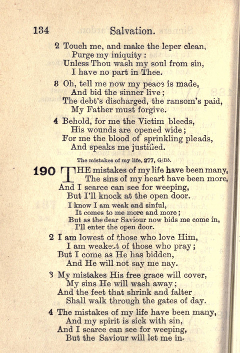 Salvation Army Songs page 134