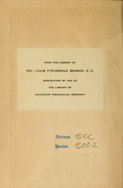 The Salvation Army Songs and Music page i