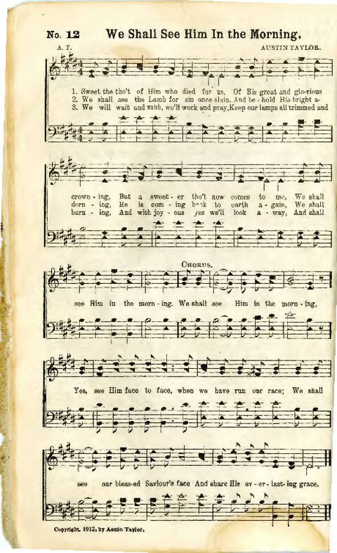 Song Crown: a new compilation of sweet gospel songs page 12