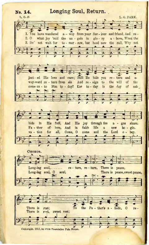 Song Crown: a new compilation of sweet gospel songs page 14