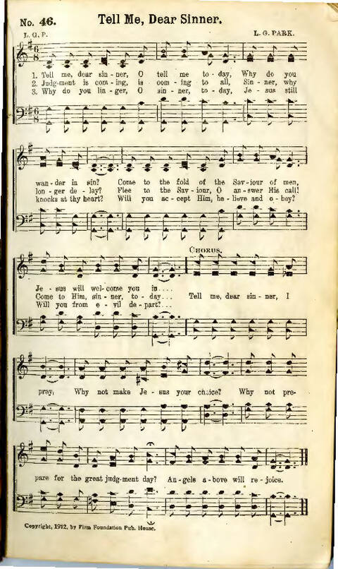 Song Crown: a new compilation of sweet gospel songs page 47
