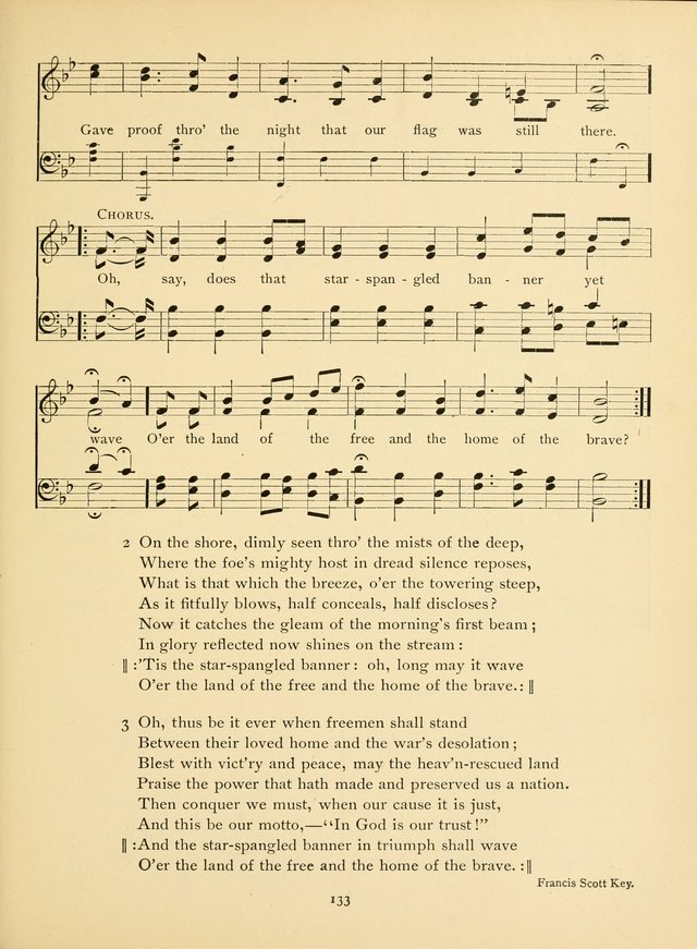 School and College Hymnal: a collection of hymns and of selections for responsive readings page 135