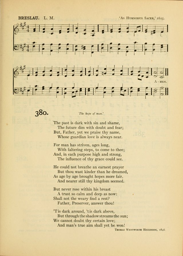 Services for Congregational Worship. The New Hymn and Tune Book page 357
