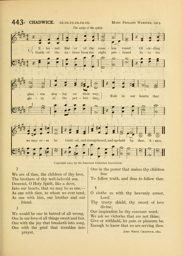 Services for Congregational Worship. The New Hymn and Tune Book page 403