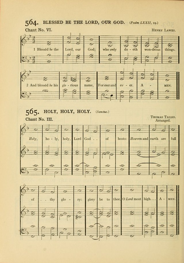 Services for Congregational Worship. The New Hymn and Tune Book page 500
