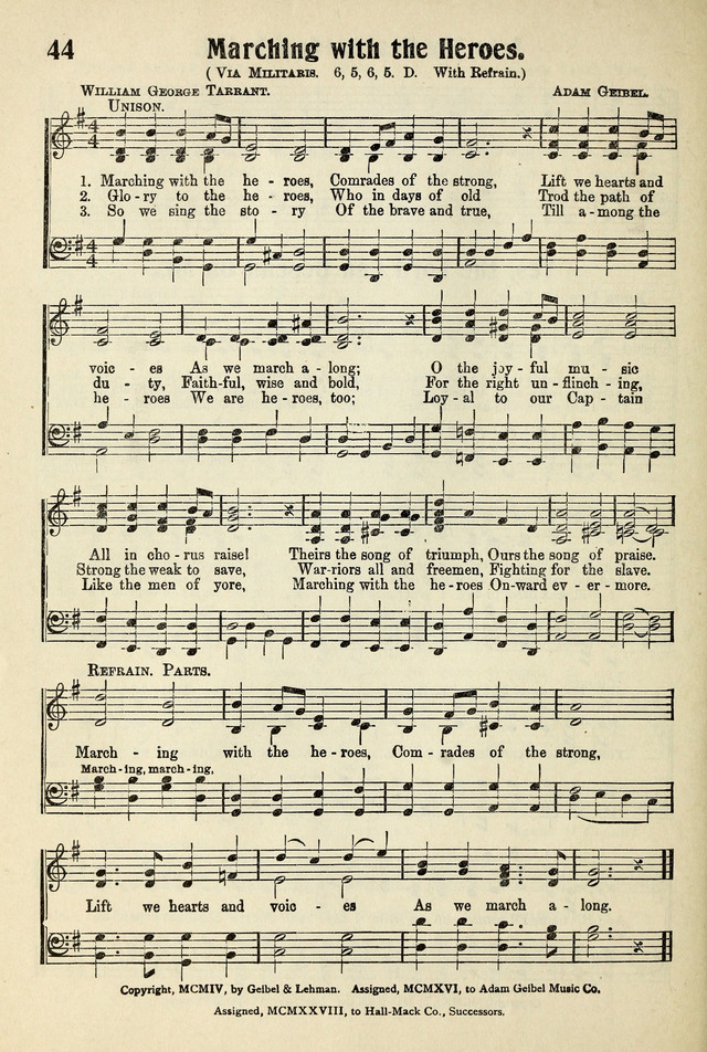 Songs of Faith and Triumph 1, 2 and 3 Combined: Tryout Edition page 44
