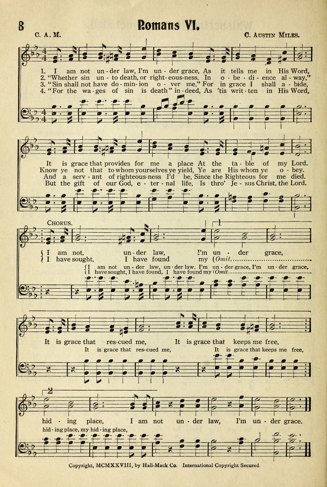 Songs of Faith and Triumph 1, 2 and 3 Combined: Tryout Edition page 8