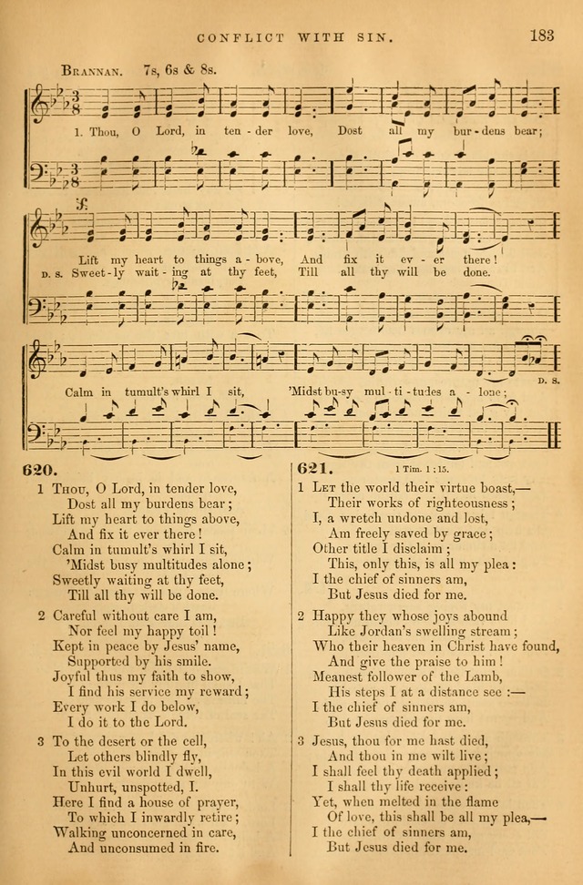 Songs for the Sanctuary: or hymns and tunes for Christian Worship page 184