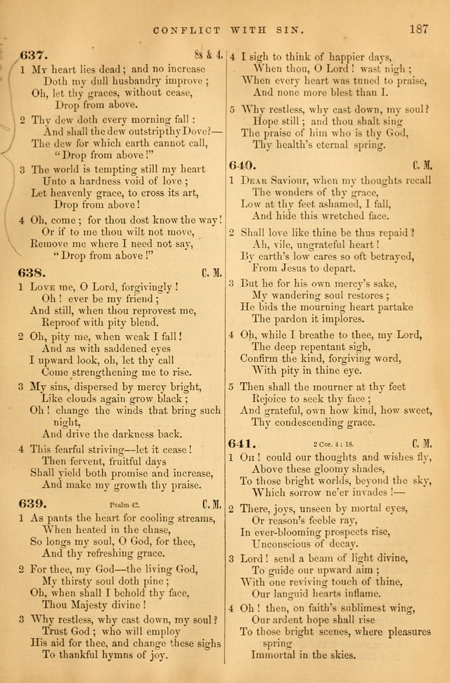 Songs for the Sanctuary: or hymns and tunes for Christian Worship page 188