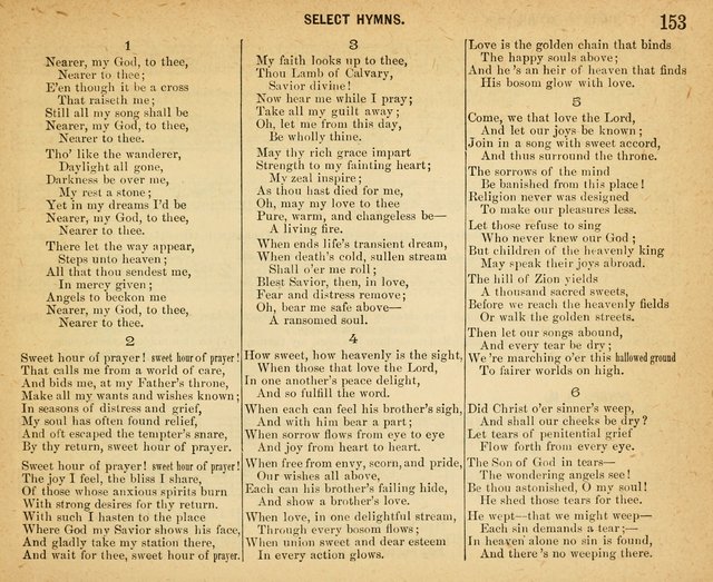 Songs of Gratitude: a Collection of New Songs for Sunday Schools and  worshiping assemblies     Worshiping Assemblies page 153