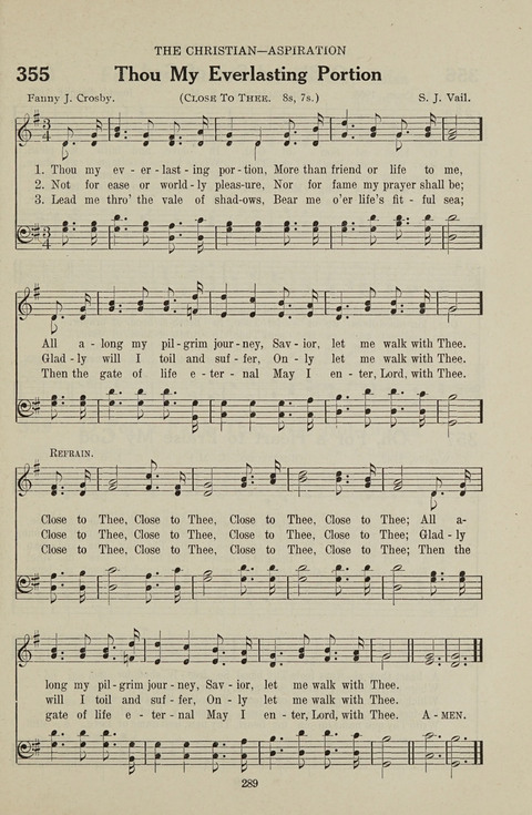 Service Hymnal: with responsive readings, appropriate for all Protestant religious activities page 281