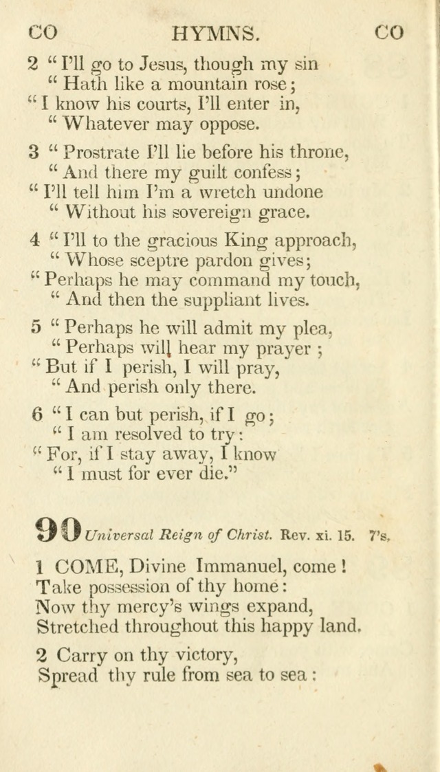 A Selection of Hymns, adapted to the devotions of the closet, the family, and the social circle; and containing subjects appropriate to the monthly concerns of prayer for the success... page 84
