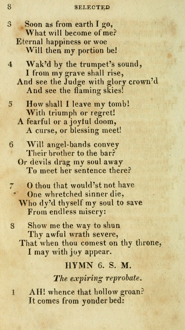 A Selection of Hymns, from the Best Authors page 10