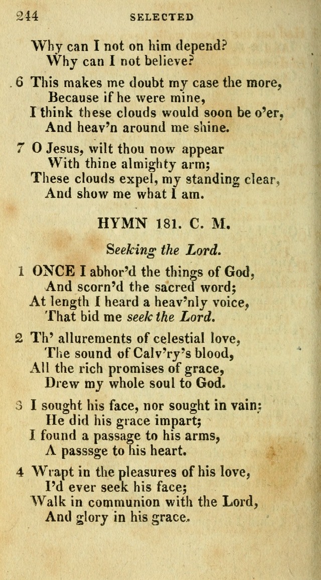 A Selection of Hymns, from the Best Authors page 252