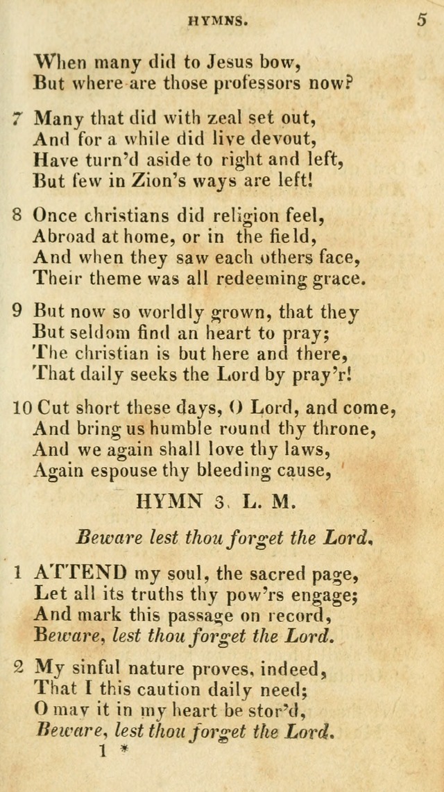 A Selection of Hymns, from the Best Authors page 5