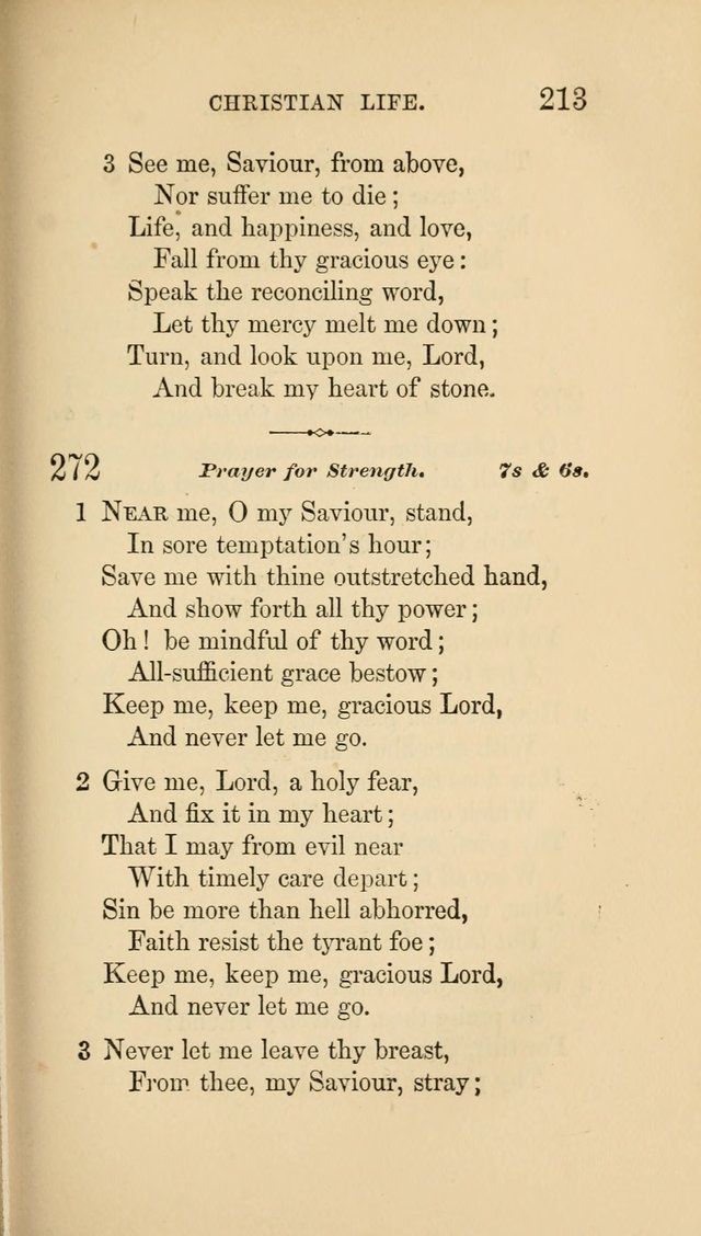 Social Hymn Book: Being the Hymns of the Social Hymn and Tune Book for the Lecture Room, Prayer Meeting, Family, and Congregation (2nd ed.) page 213