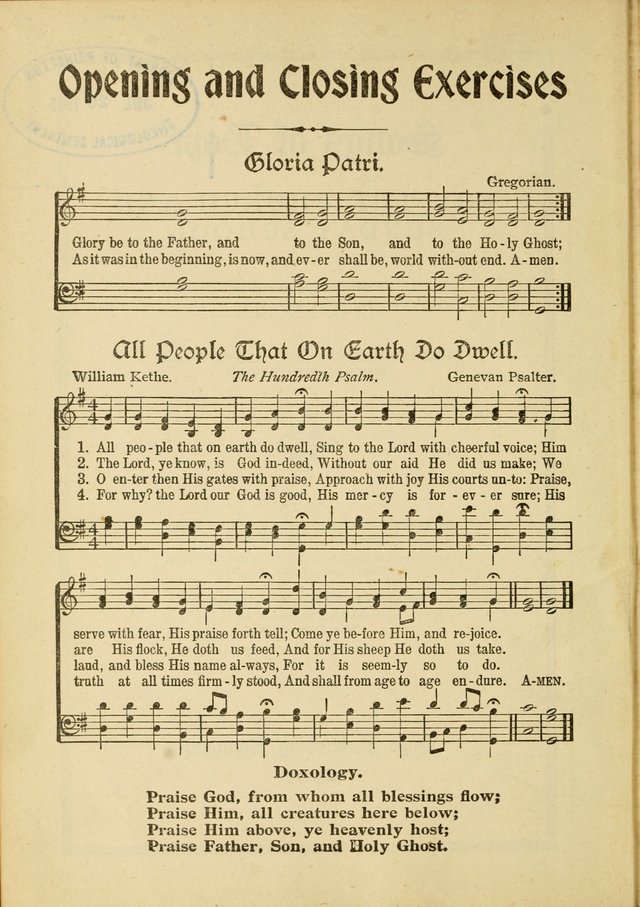Songs of Hope: for the Church and Sunday School page 2