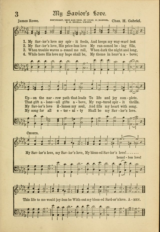 Songs of Hope: for the Church and Sunday School page 5