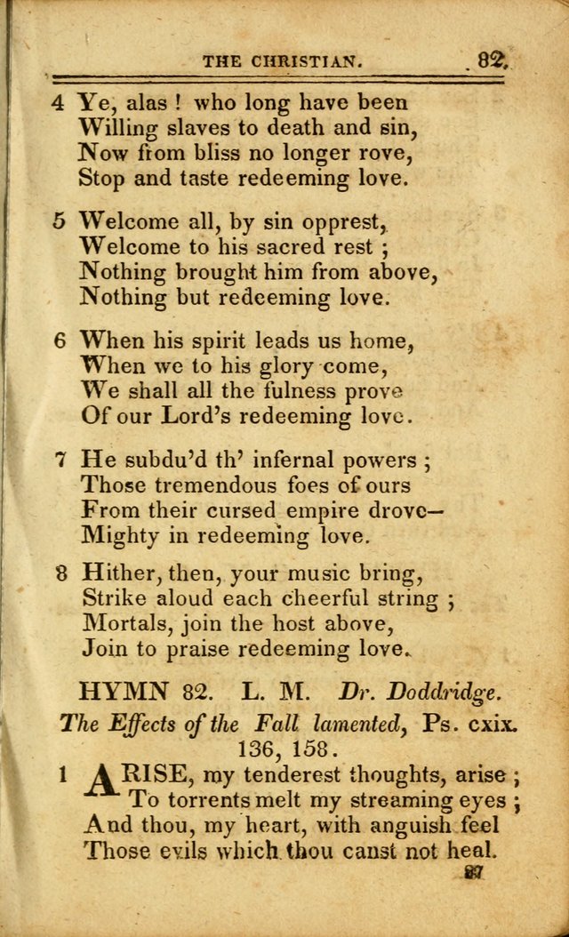 A Selection of Hymns: including a few originals, designed to aid the friends of  Zion in their private and social worship page 87