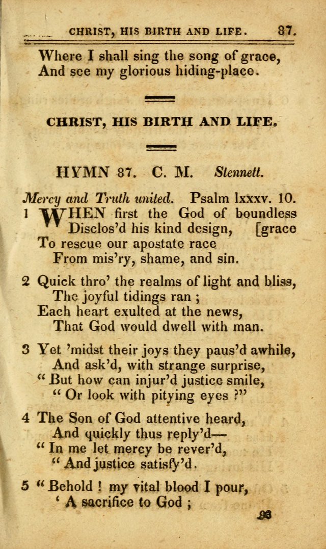 A Selection of Hymns: including a few originals, designed to aid the friends of  Zion in their private and social worship page 93