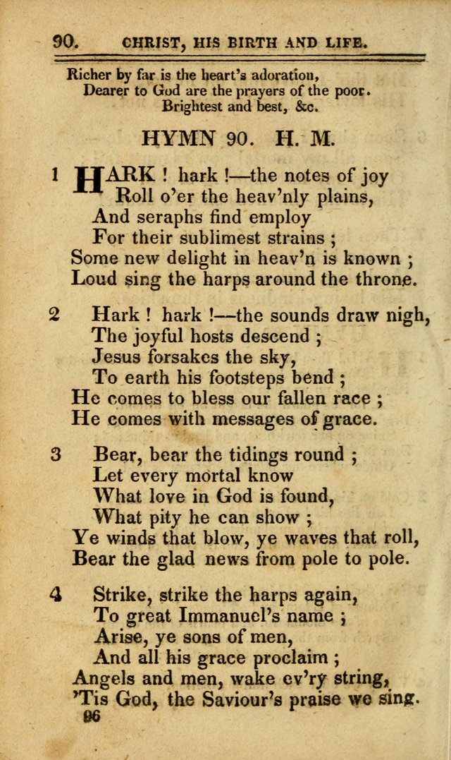 A Selection of Hymns: including a few originals, designed to aid the friends of  Zion in their private and social worship page 96
