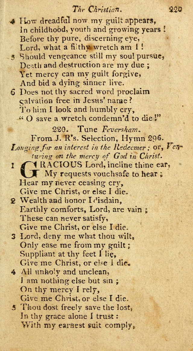 A Selection of Hymns & Psalms: from the most approved authors: principally from Watts & Rippon: together with originals page 203