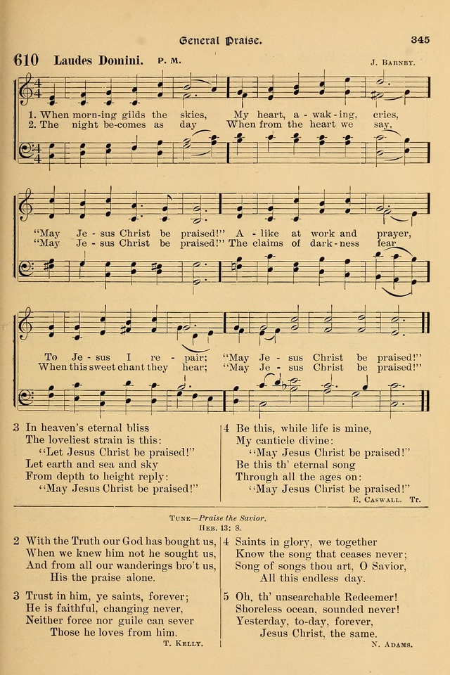 Song-Hymnal of Praise and Joy: a selection of spiritual songs, old and new page 336