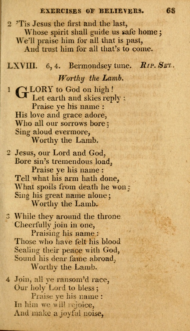 A Selection of Hymns and Spiritual Songs: in two parts, part I. containing the hymns; part II. containing the songs...(3rd ed. corr. and enl. by author) page 388