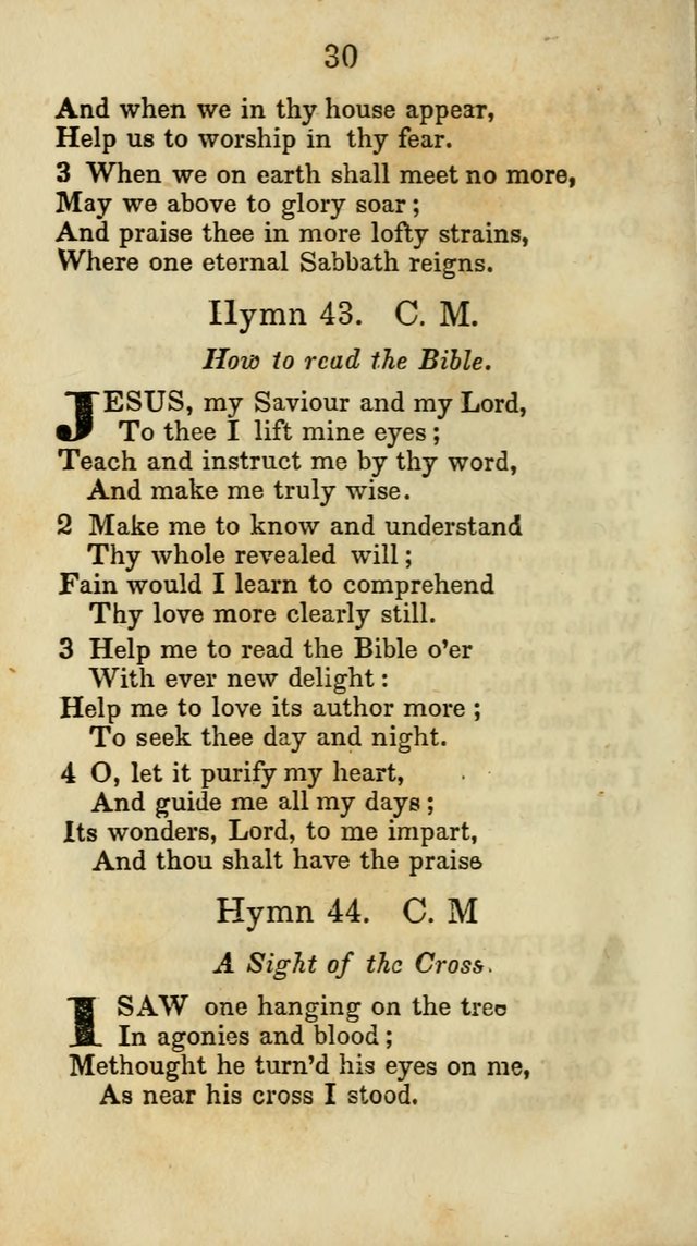 Selection of Hymns for the Sunday School Union of the Methodist Episcopal Church page 30