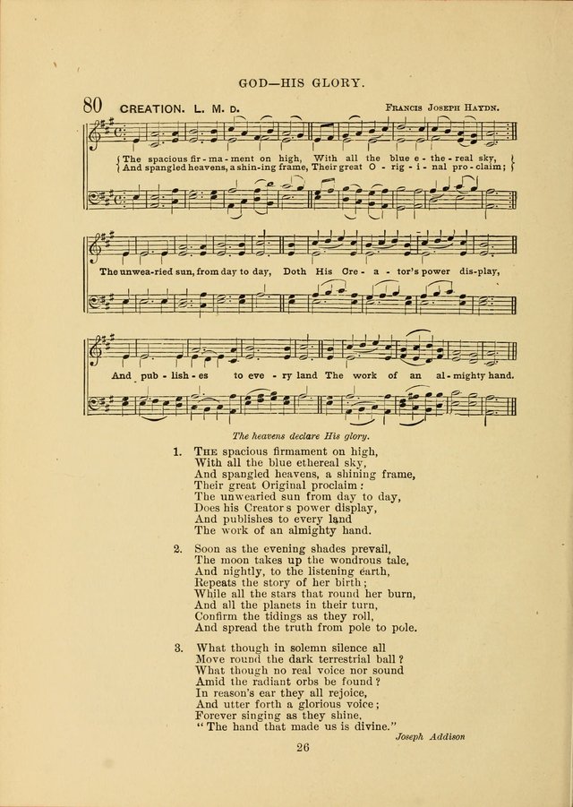 Sacred Hymns and Tunes: designed to be used by the Wesleyan Methodist Connection (or Church) of America page 26