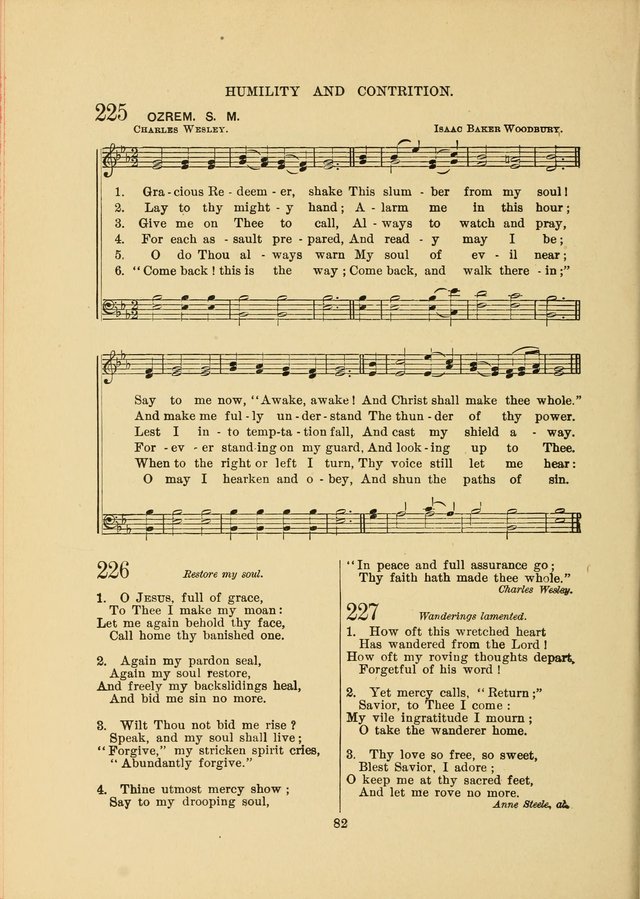 Sacred Hymns and Tunes: designed to be used by the Wesleyan Methodist Connection (or Church) of America page 82