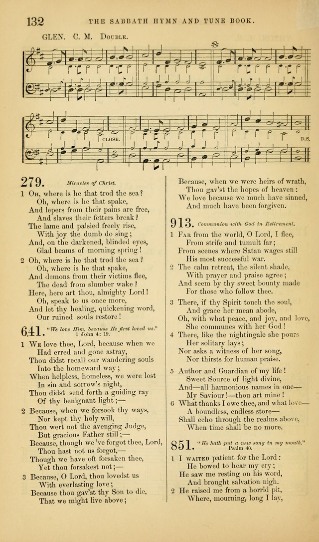 The Sabbath Hymn and Tune Book: for the service of song in the house of  the Lord page 134