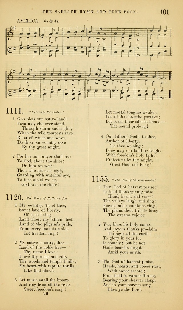 The Sabbath Hymn and Tune Book: for the service of song in the house of  the Lord page 403