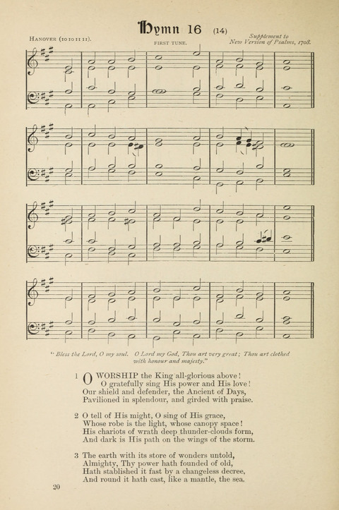 The Scottish Hymnal: (Appendix incorporated) with tunes for use in churches page 20