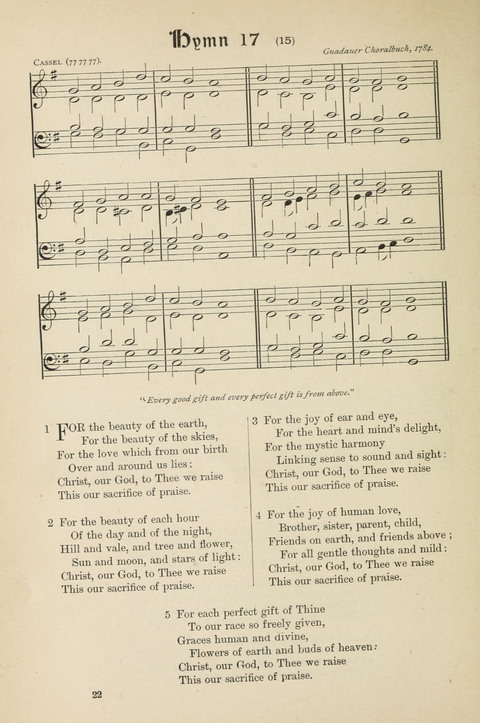 The Scottish Hymnal: (Appendix incorporated) with tunes for use in churches page 22